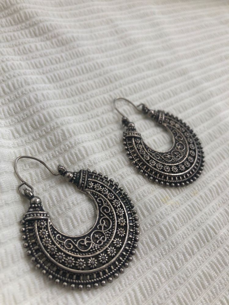 Silver Boho Earrings