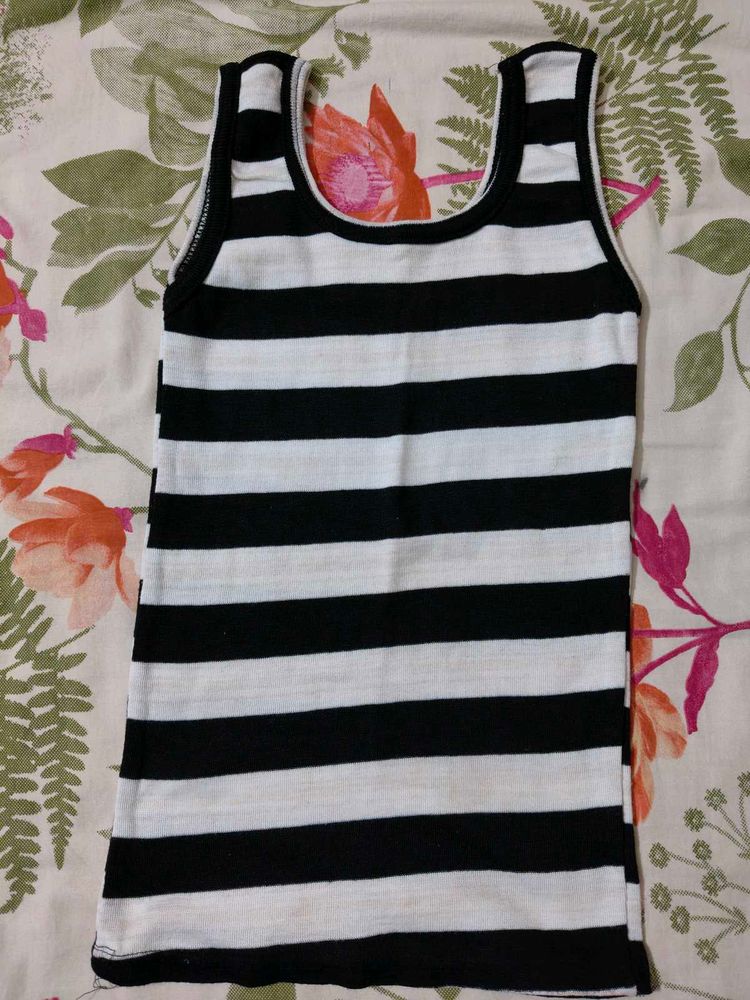 Black And White Tank Top