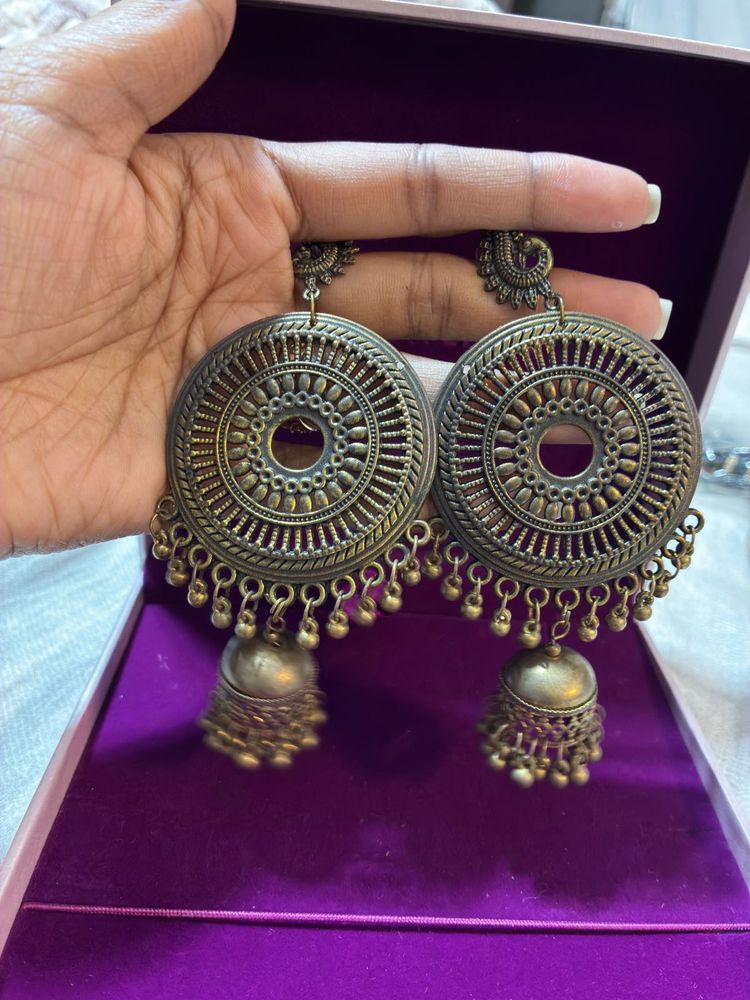 Statement Jhumka Earrings