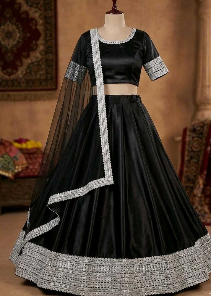 Elegant Black Lehenga Choli Set