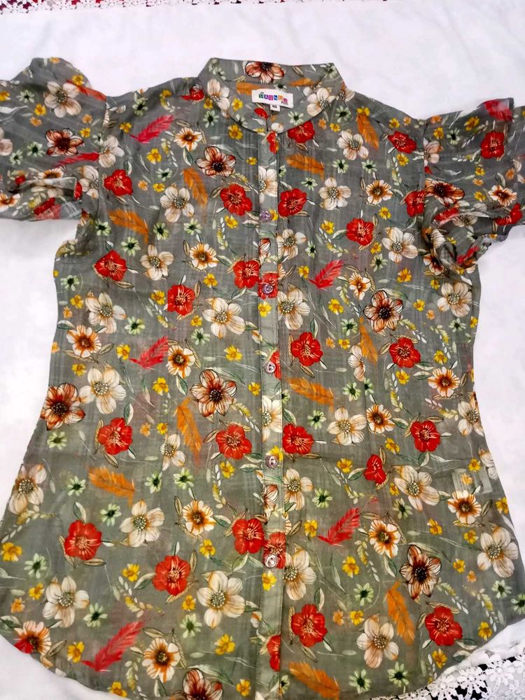 Floral Print Shirt