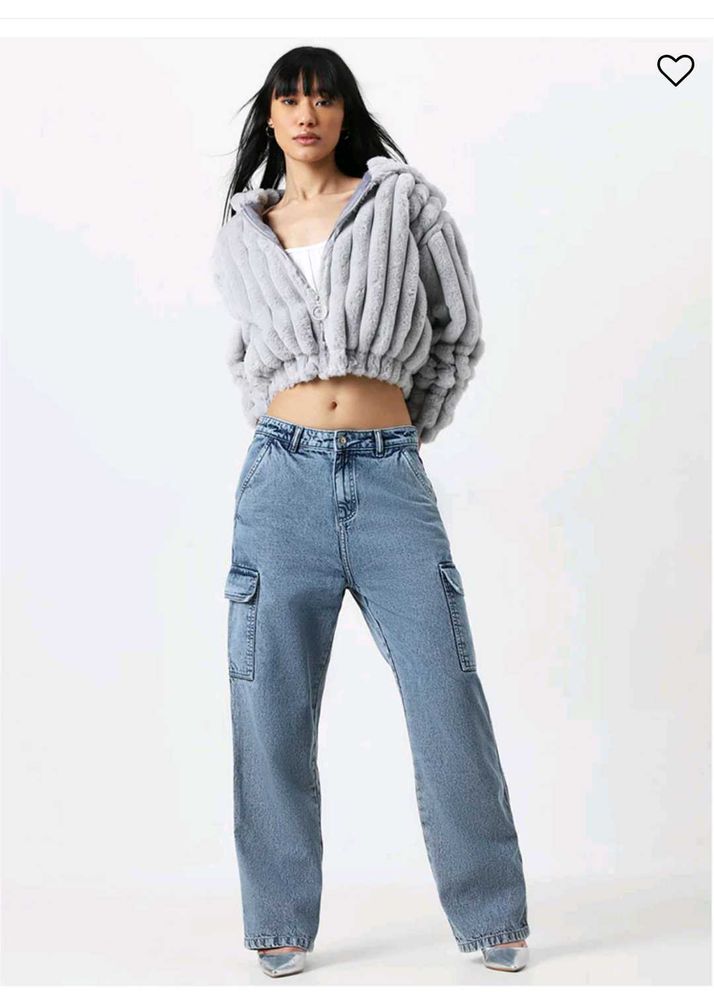 Wide Leg Cargo Jeans 👖 ❤️