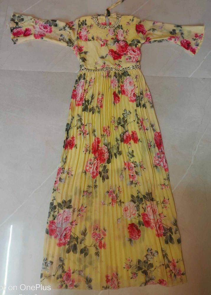Floral Print Maxi  Dress
