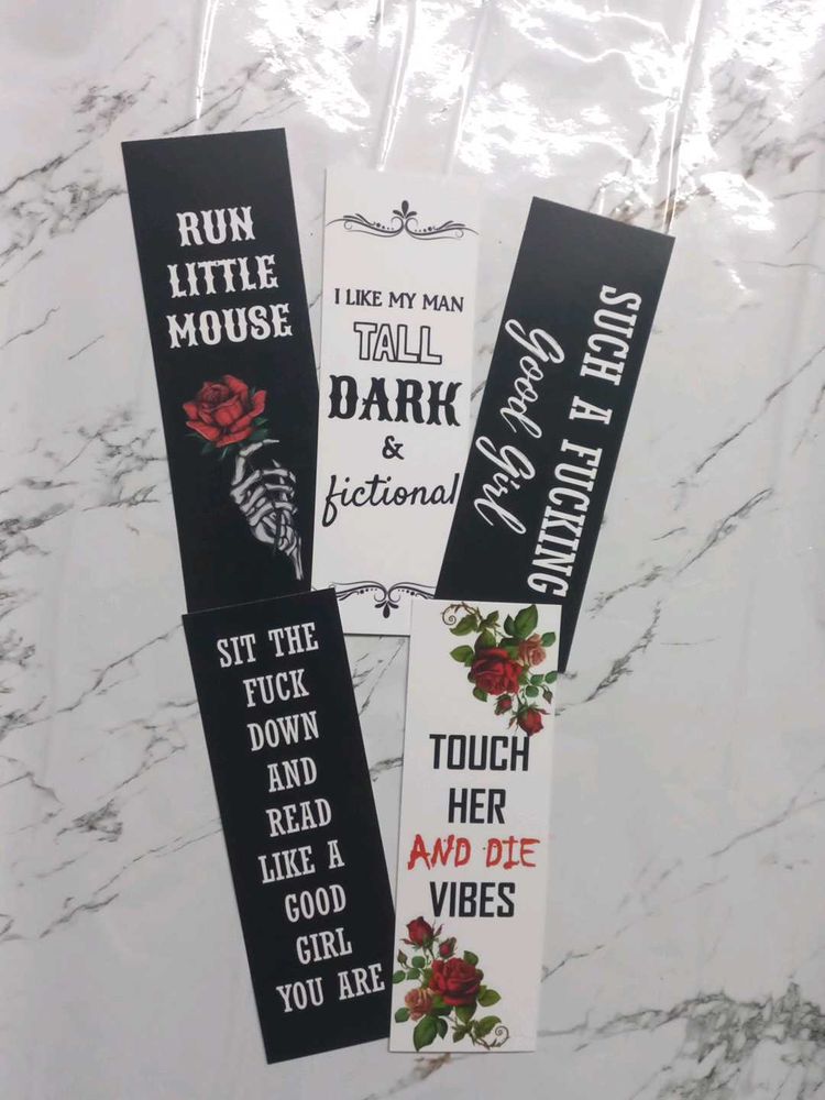 5 Dark Romance Bookmarks