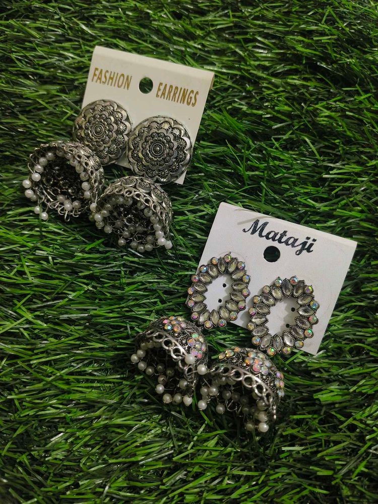 Boho Style Earrings - 2 Pair Set
