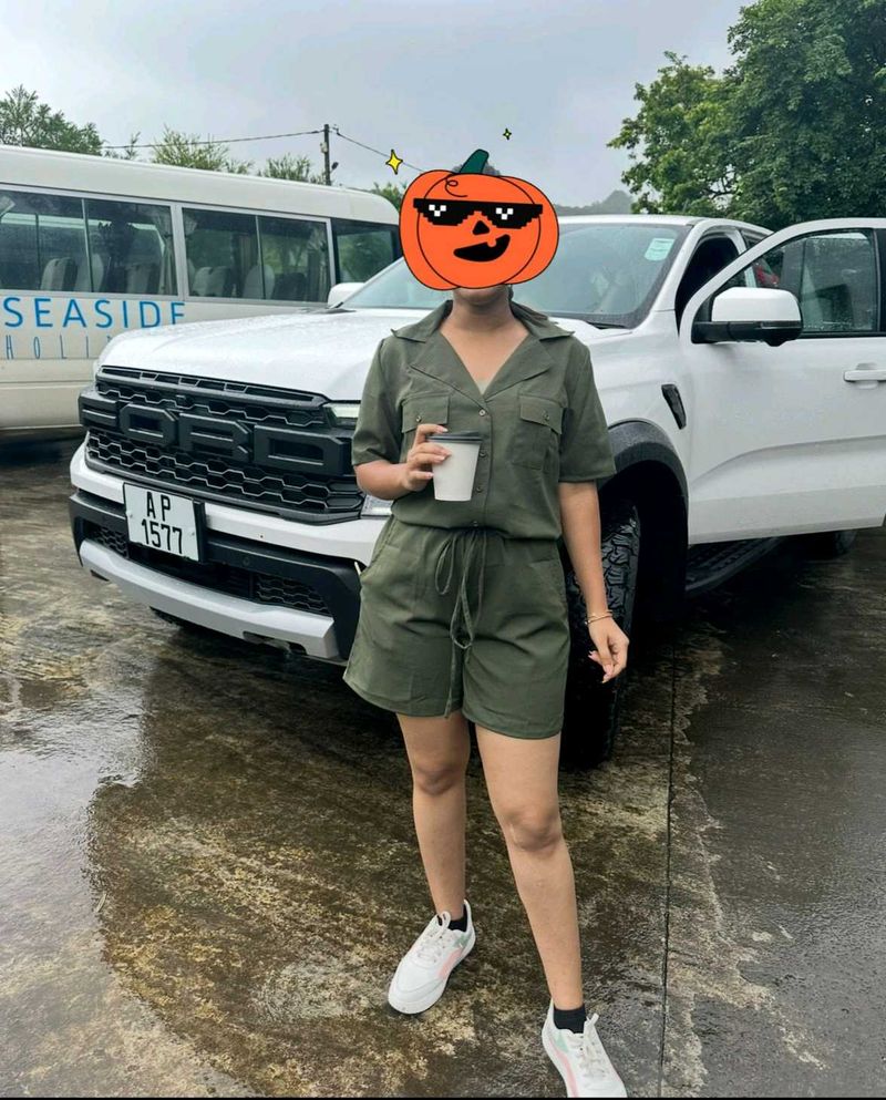 Olive Green Jumpsuit