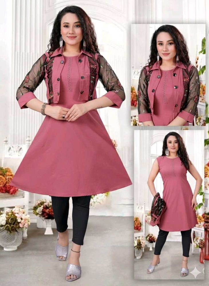 Elegant Pink Kurta Set
