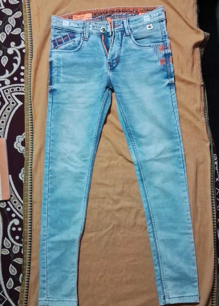 Stylish Light Blue Jeans