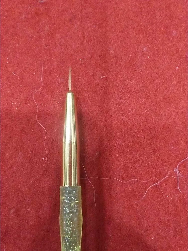 Golden Handle Nail Art Brush