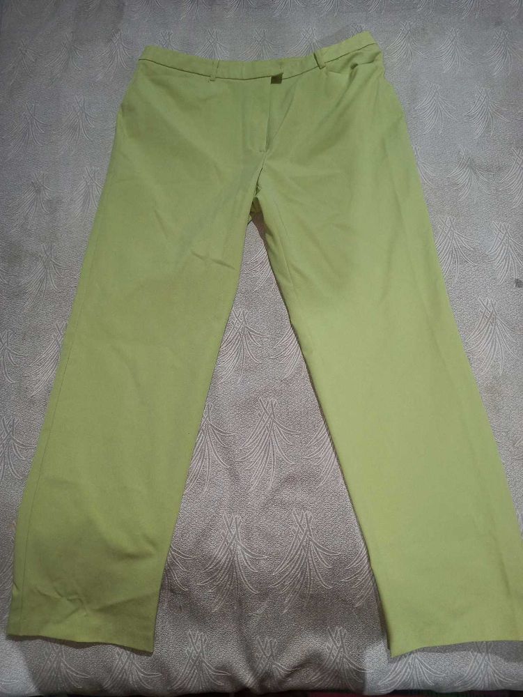 Lime green trousers