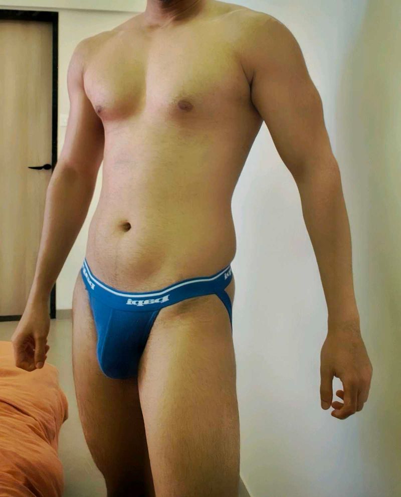 Blue Gym Jockstrap For Me
