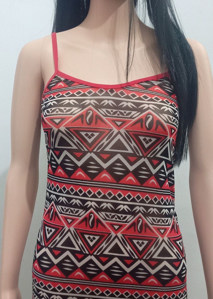 Vintage Aztec/Tribal Printed Dress