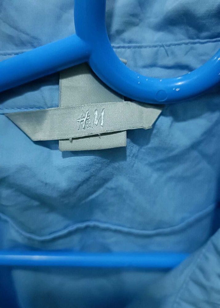 Blue Cotton Shirt