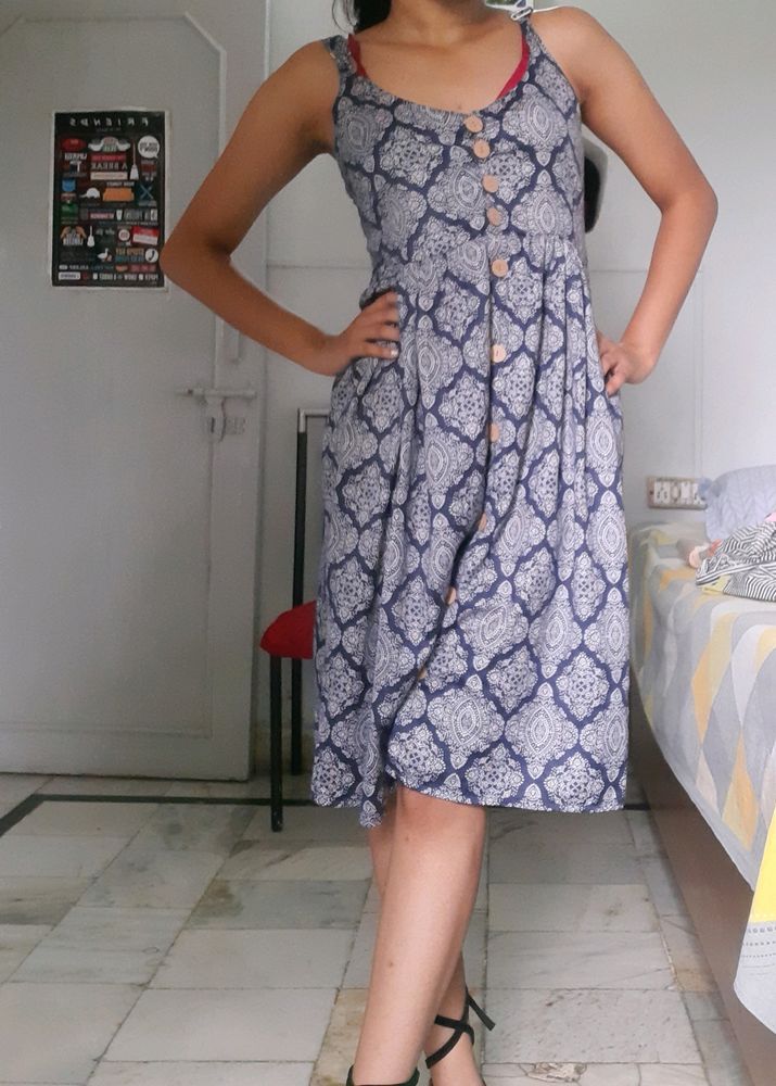 Printed BLUE Sundress