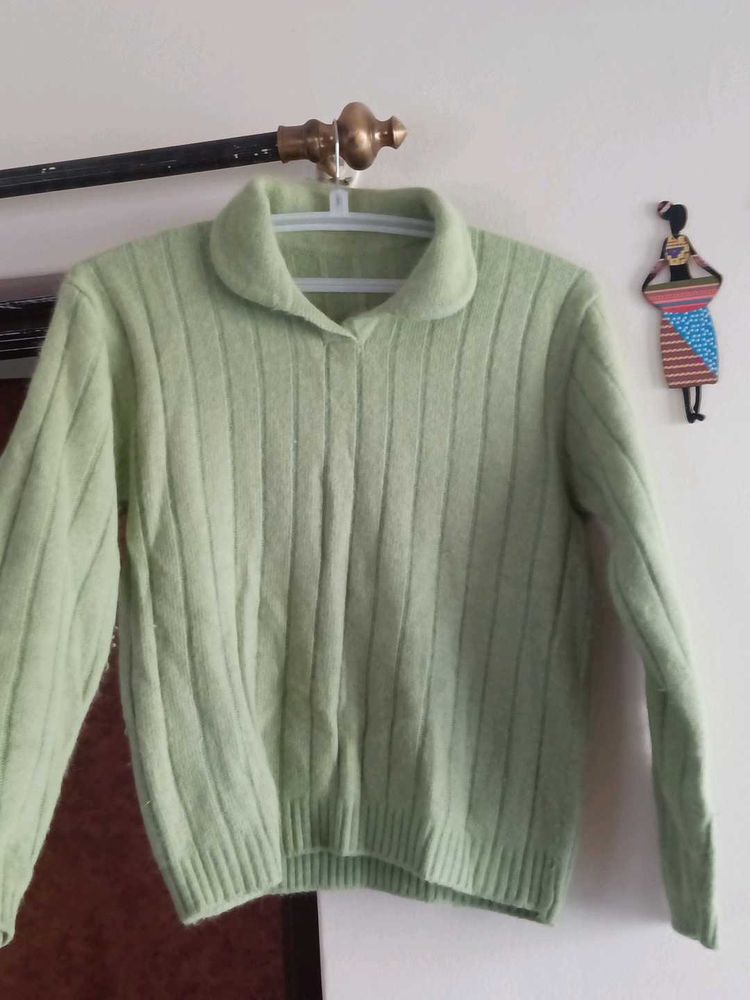 Green Knit Sweater