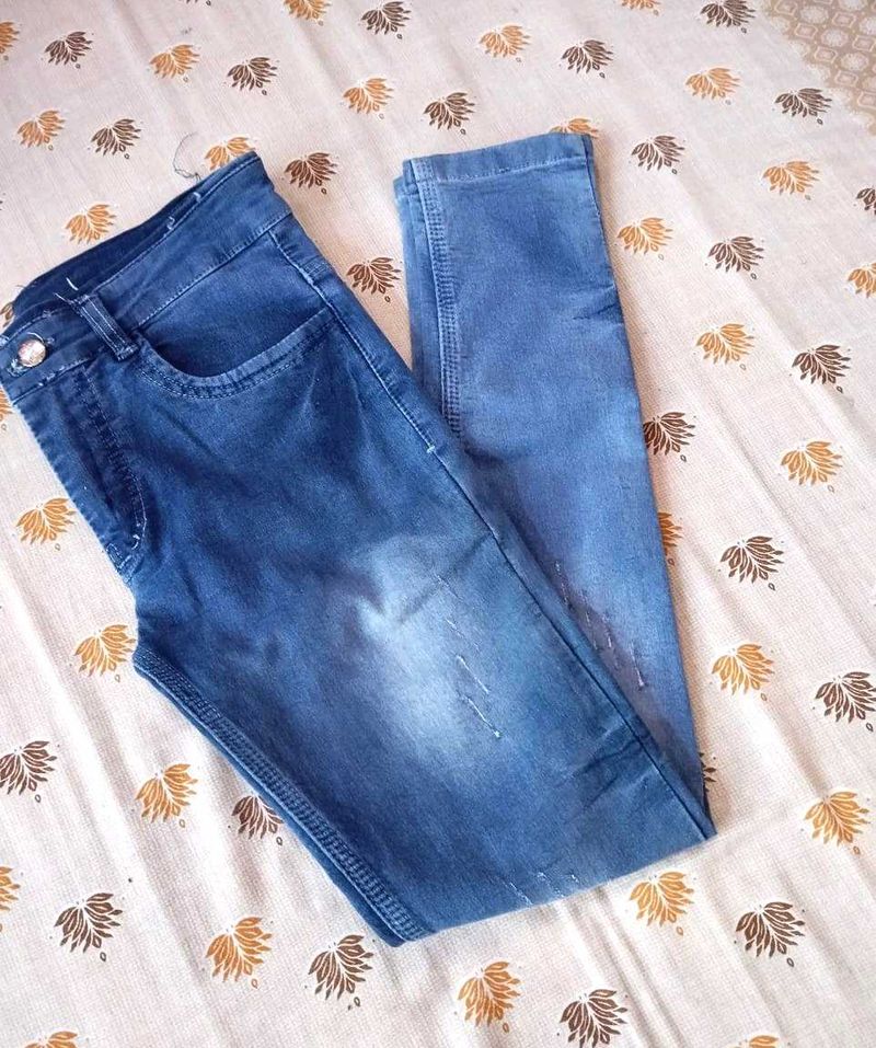 Blue Denim Jeans ,💗