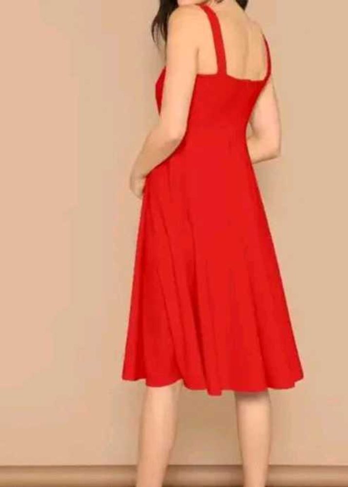 Red Midi Dress