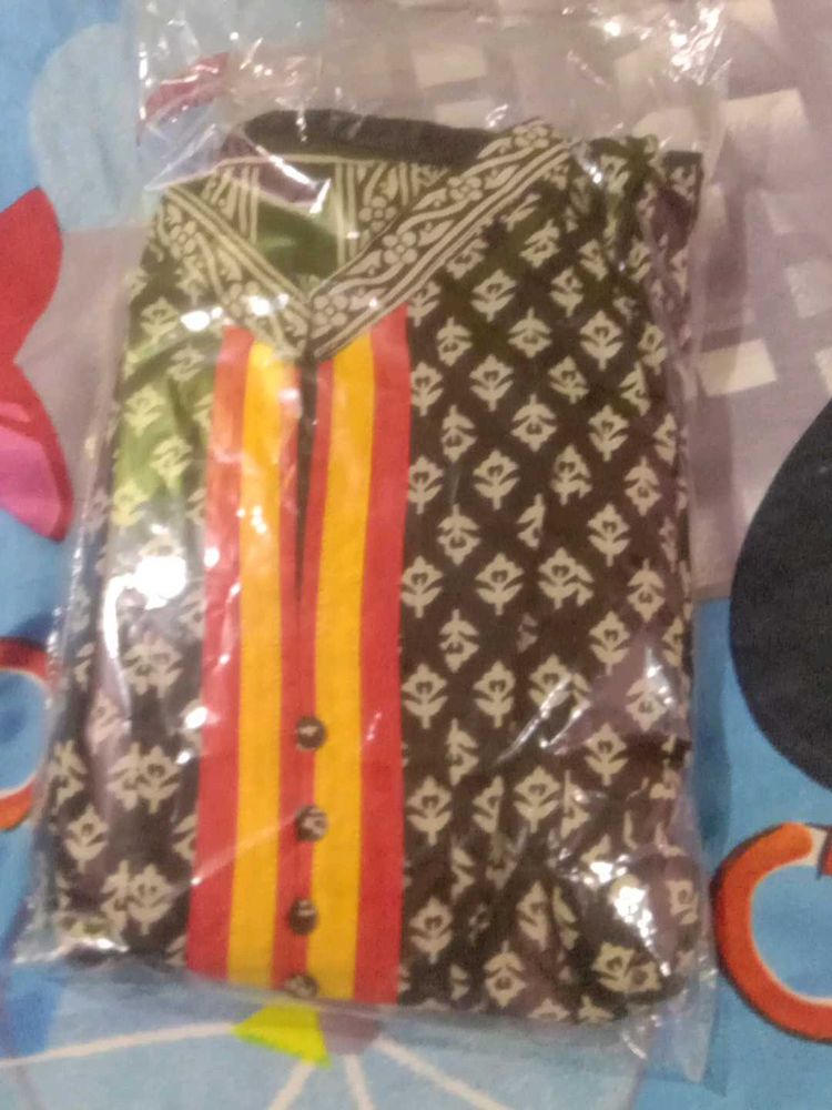 New Sleeveless  Cotton Kurti