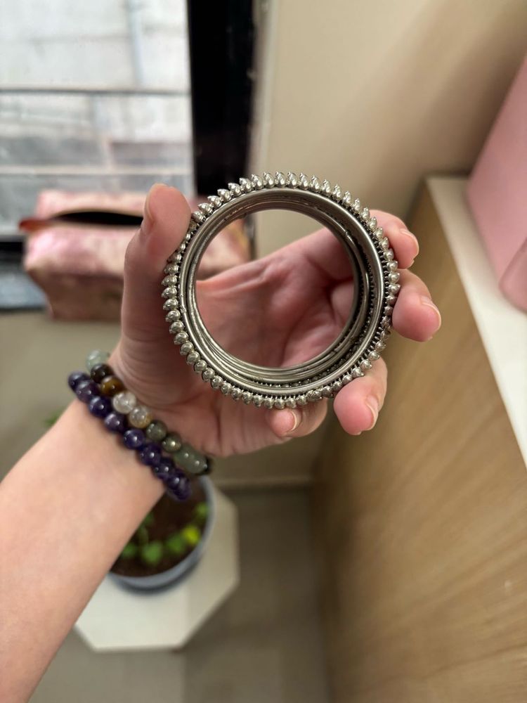 Silver Bangles
