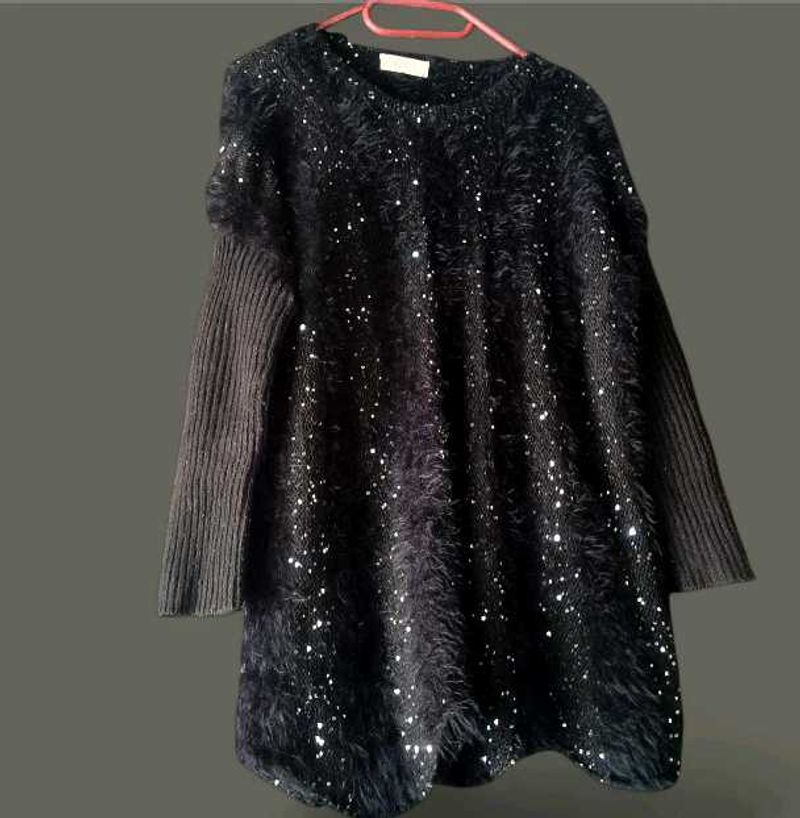 Stylish🖤 winter shiningsweater