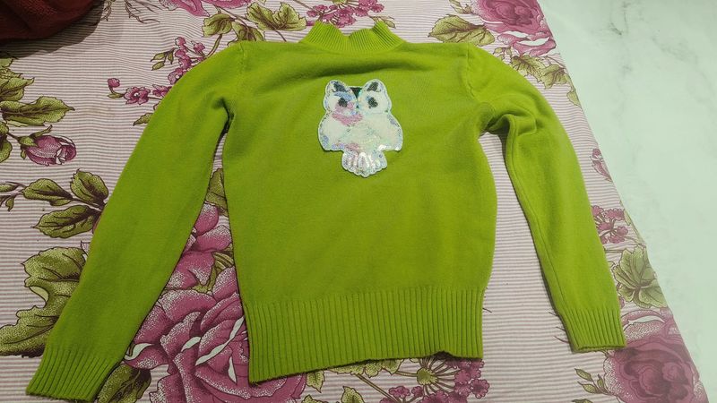 Green Long Sleeve Sweater