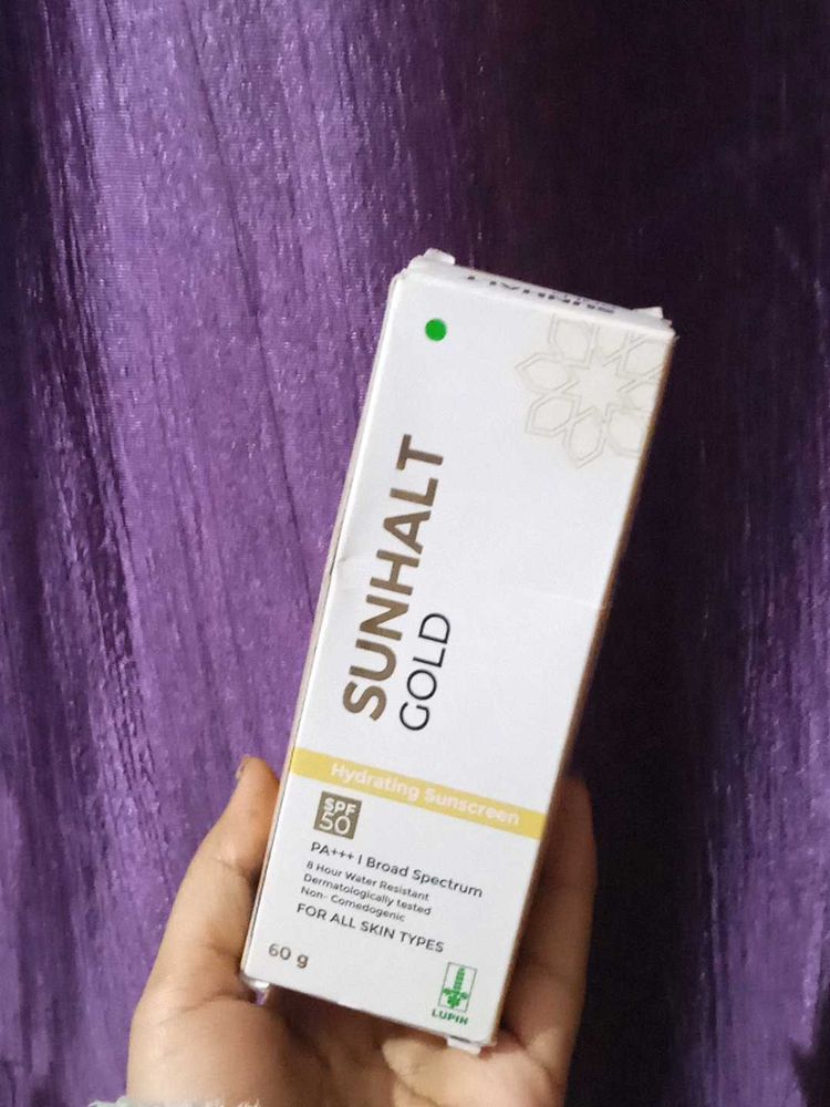 Sunhalt Gold SPF 50 Sunscreen
