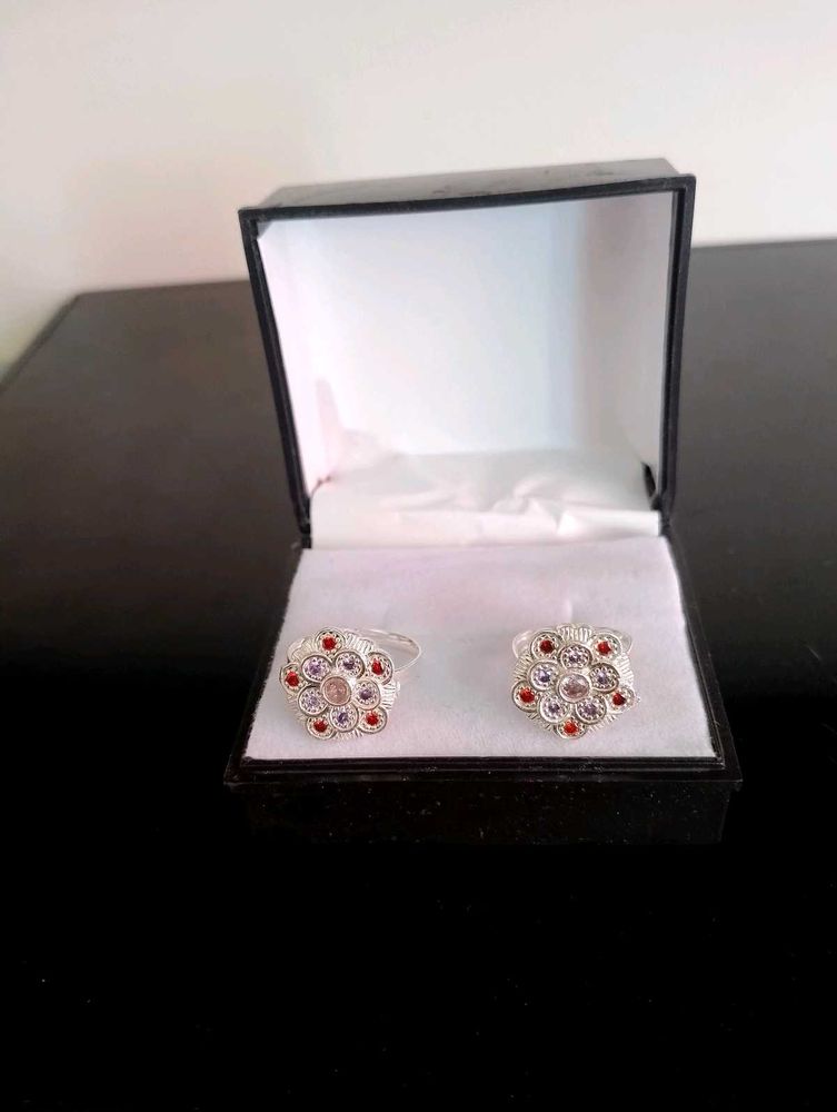 Pure Silver Toerings