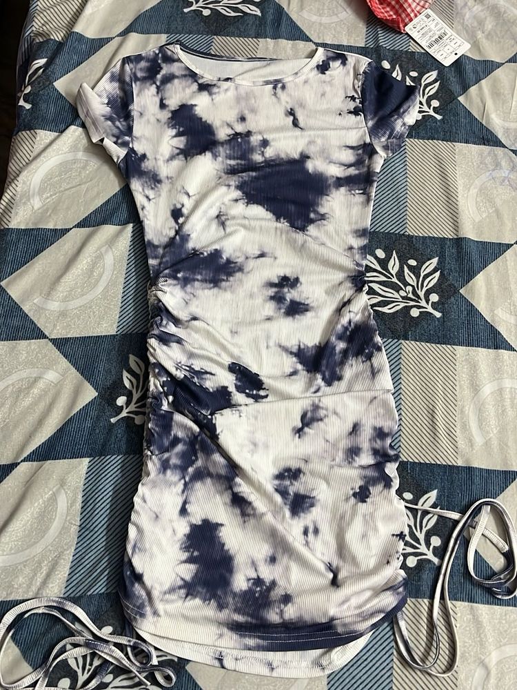 Tie-Dye Bodycon Dress