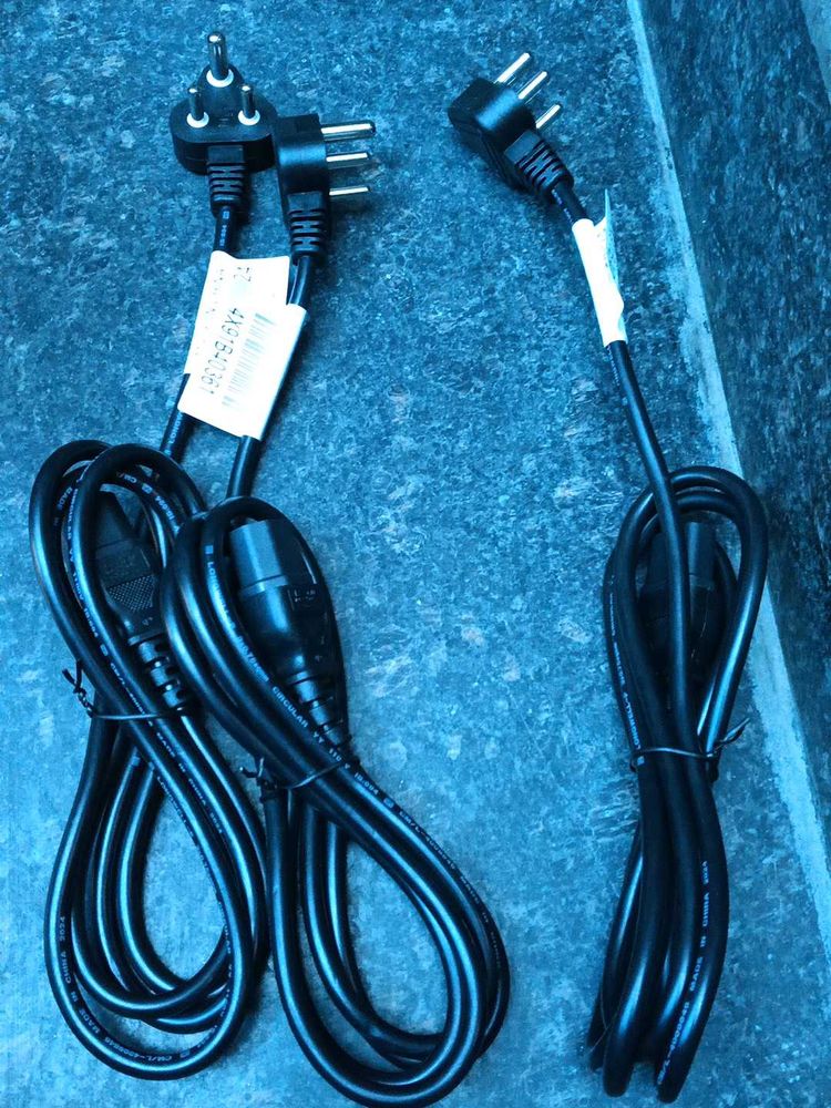 COMPUTER POWER CABLE NEW AND ORIGINAL 5 SET