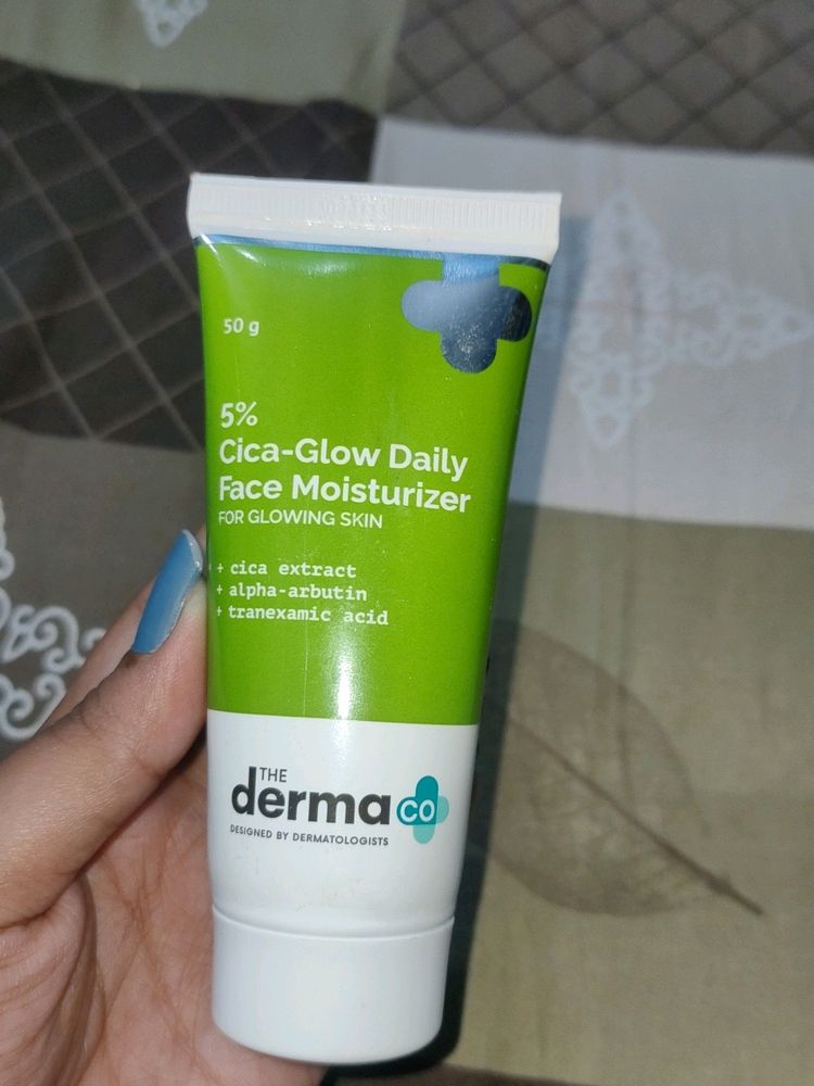 The DermaCo 5% Cica-Glow Daily Face Moisturizer