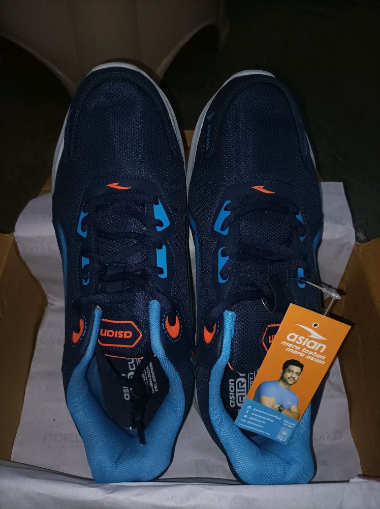 Asian Blue Shoes