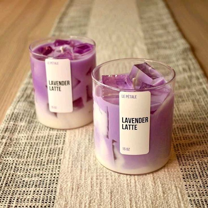 Lavender Latte Candle