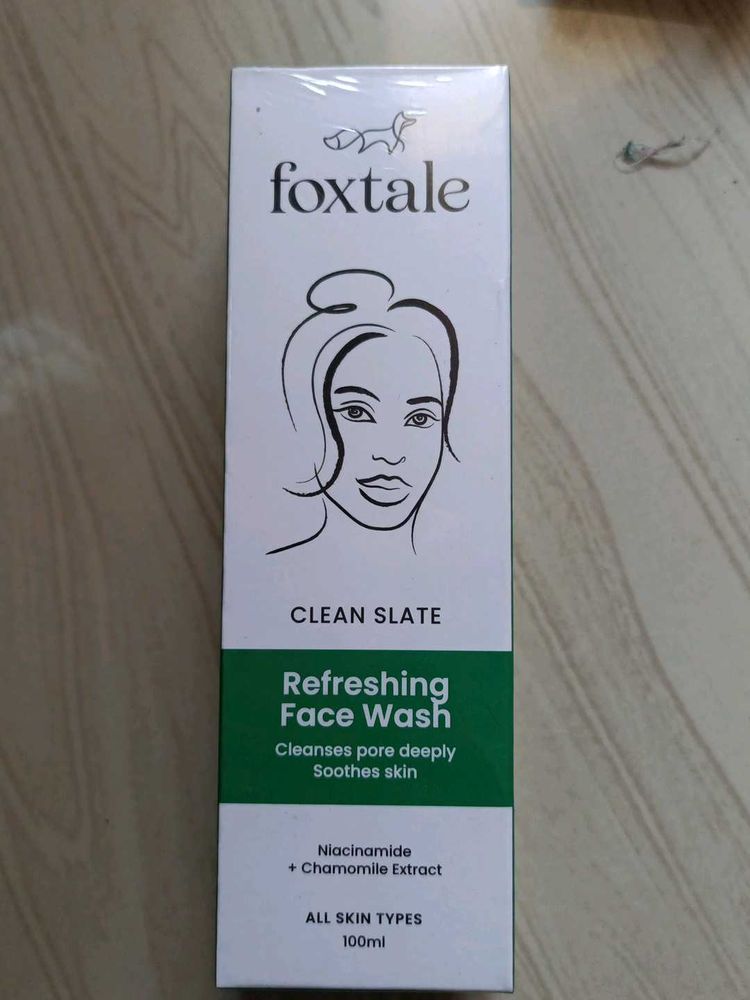 Foxtale Clean Slate Face Wash