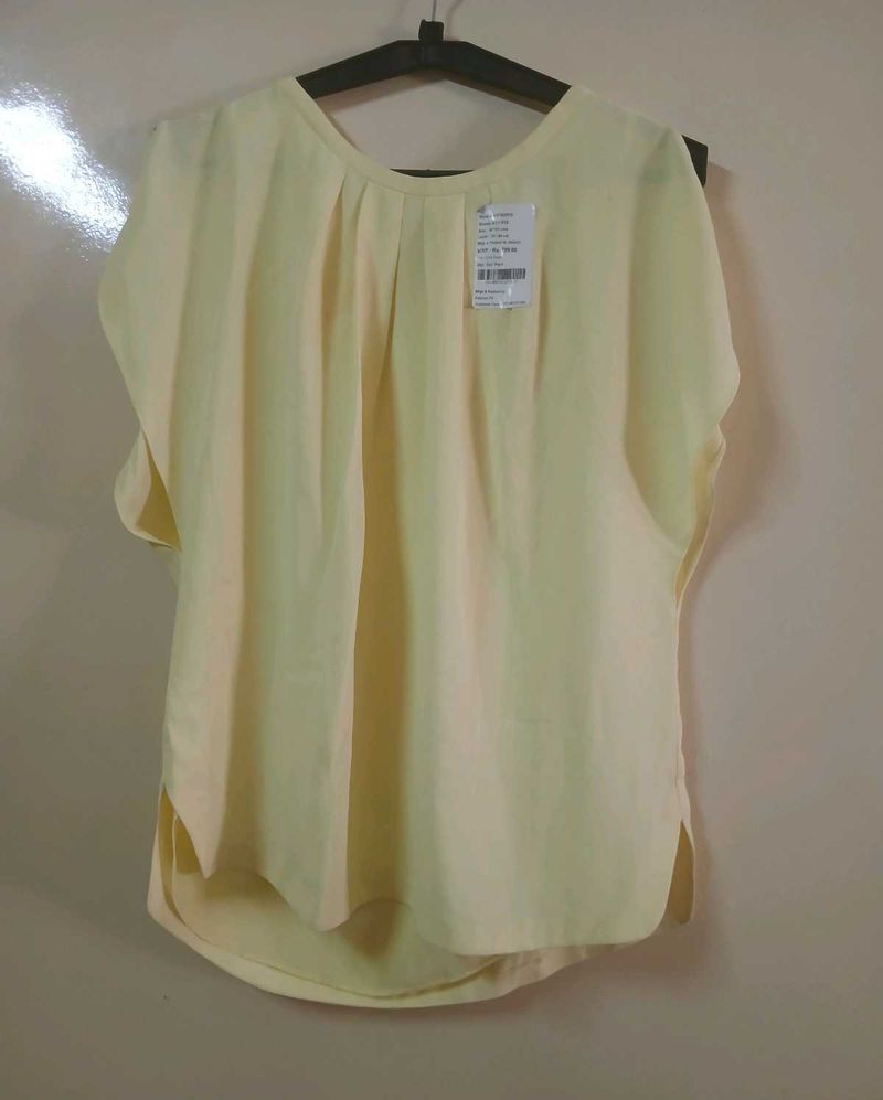 Pale Yellow Blouse