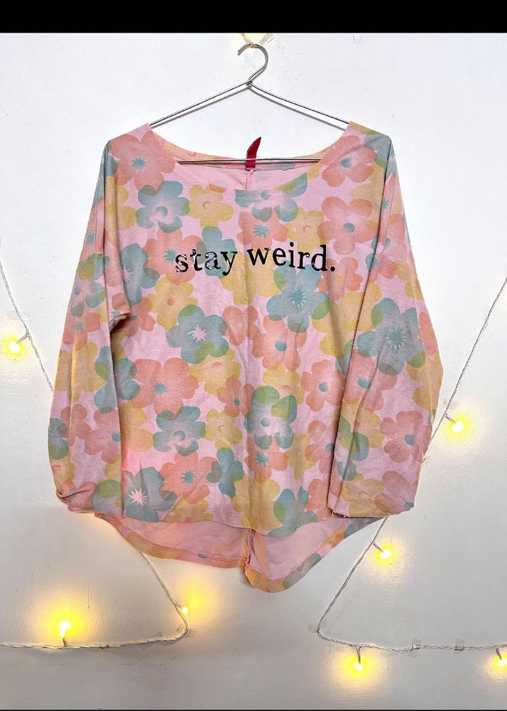 Peach Crop Top