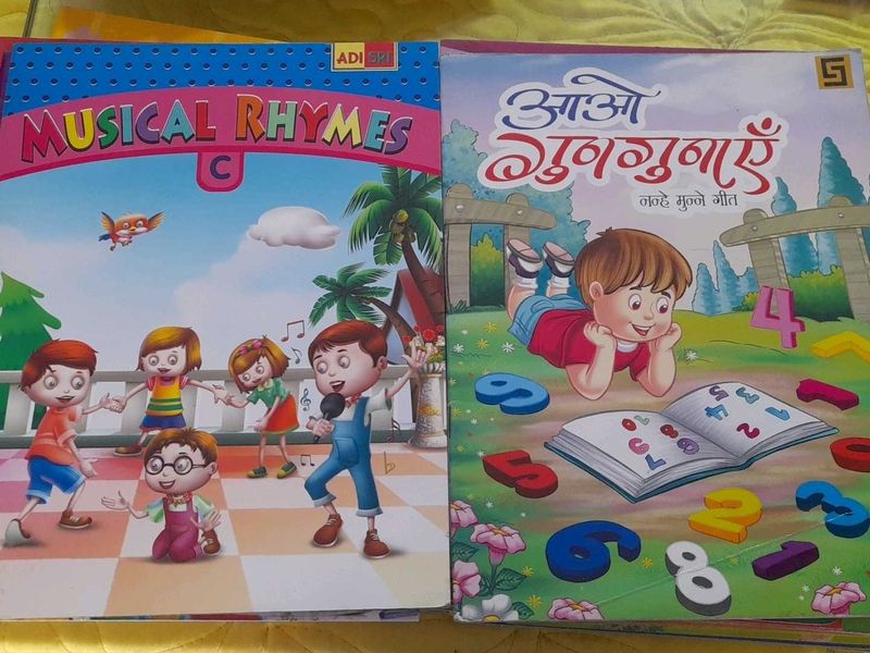 English &amp; Hindi Rhymes Book Combo