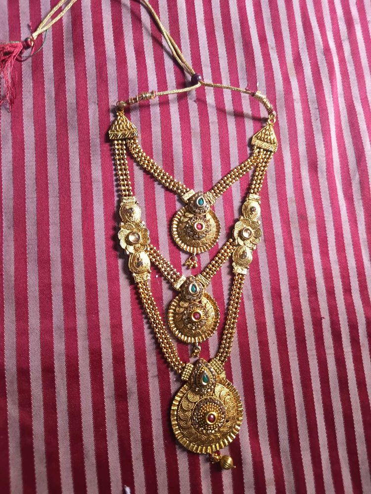 Vintage Gold-Tone Indian Necklace