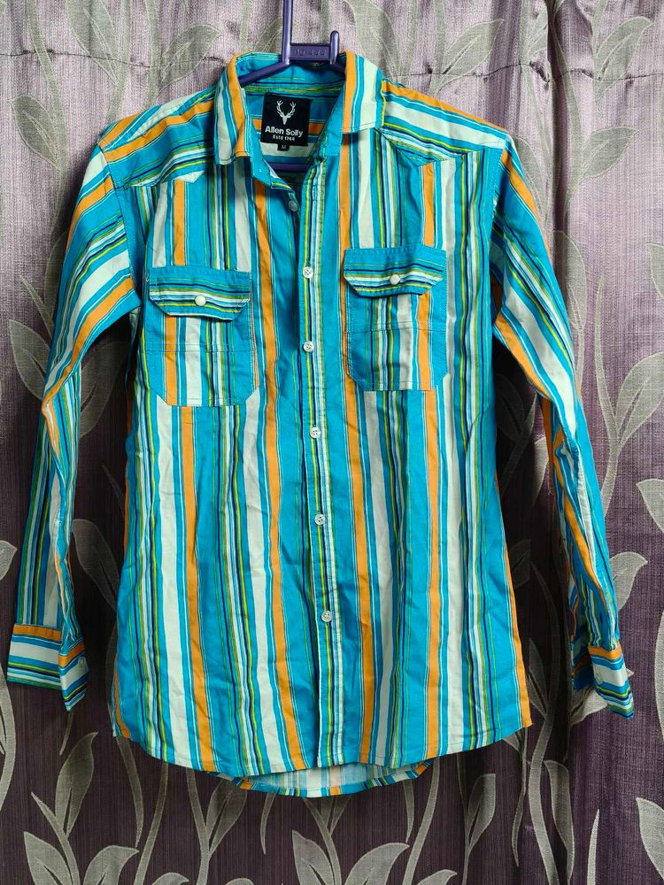 Striped Allen Solly Shirt