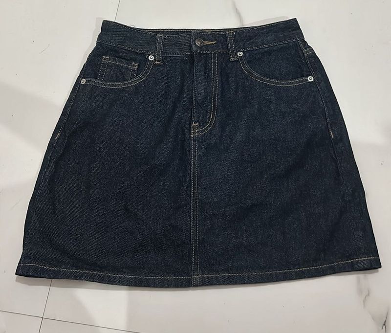 Denim skirt