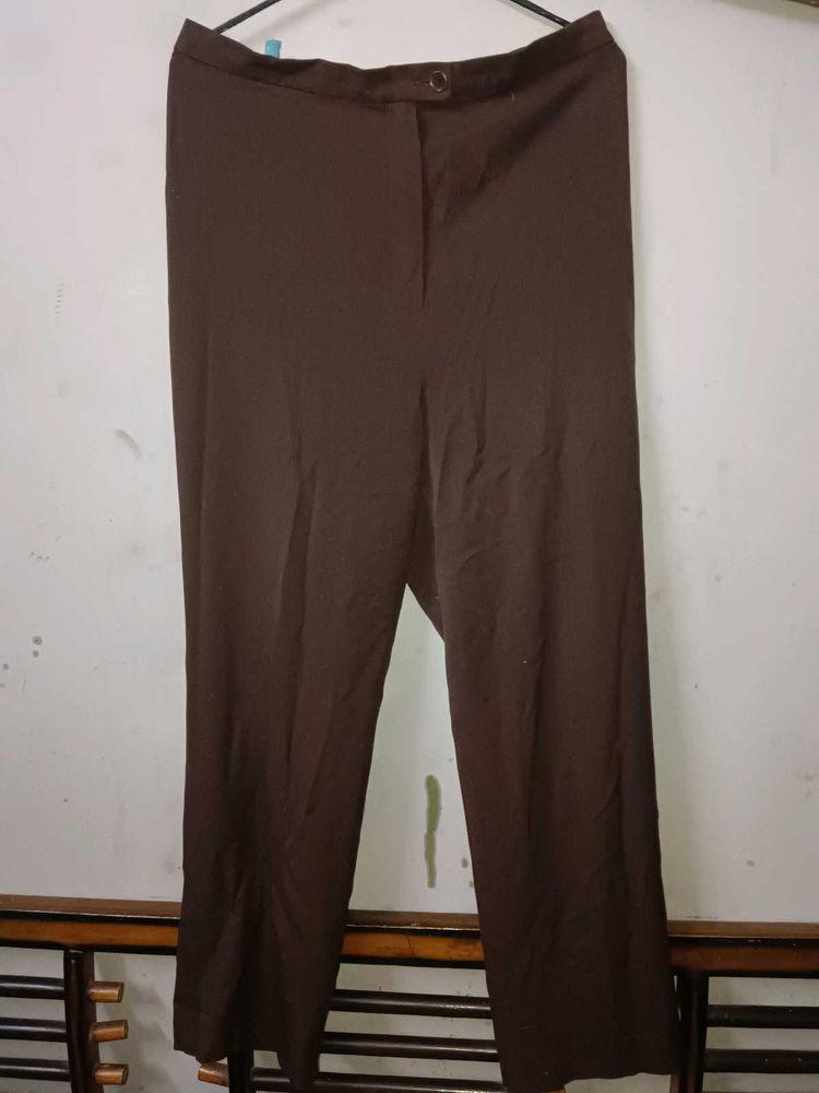 Brown Korean Formal Pants