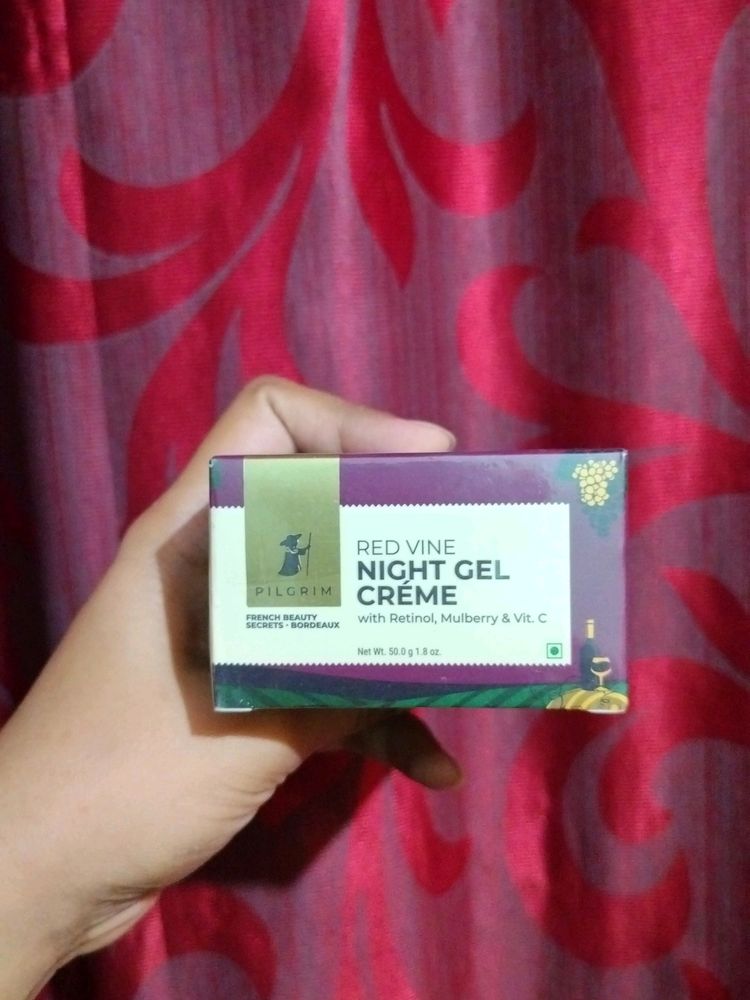 Pilgrim Red Wine Night Gel Cream