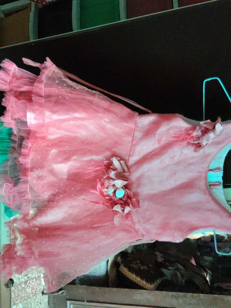 Combo Of Two Cute Pink Party Dress