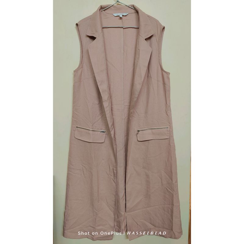 Light Peach Coloured Overcoat/Shrug