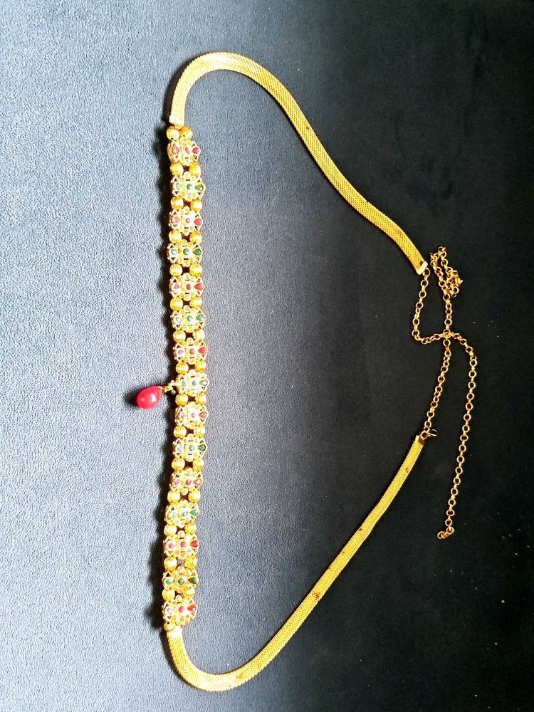 Elegant Gold Vaddanam (Waist Belt)