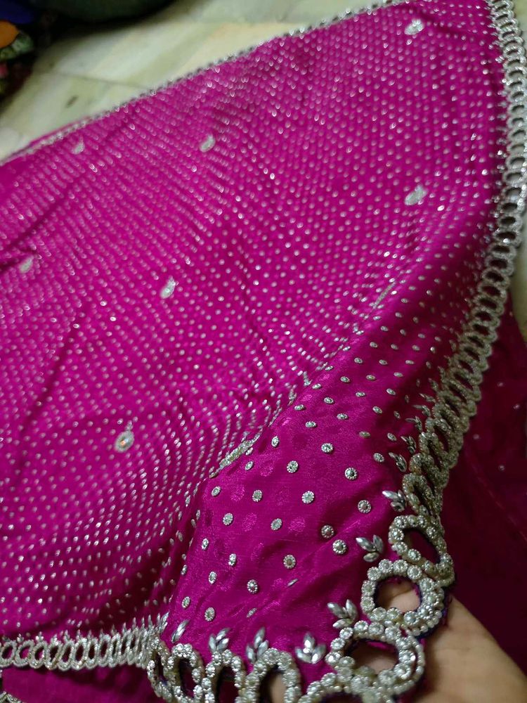 Full Stone Work Saree Very Beautiful 😍