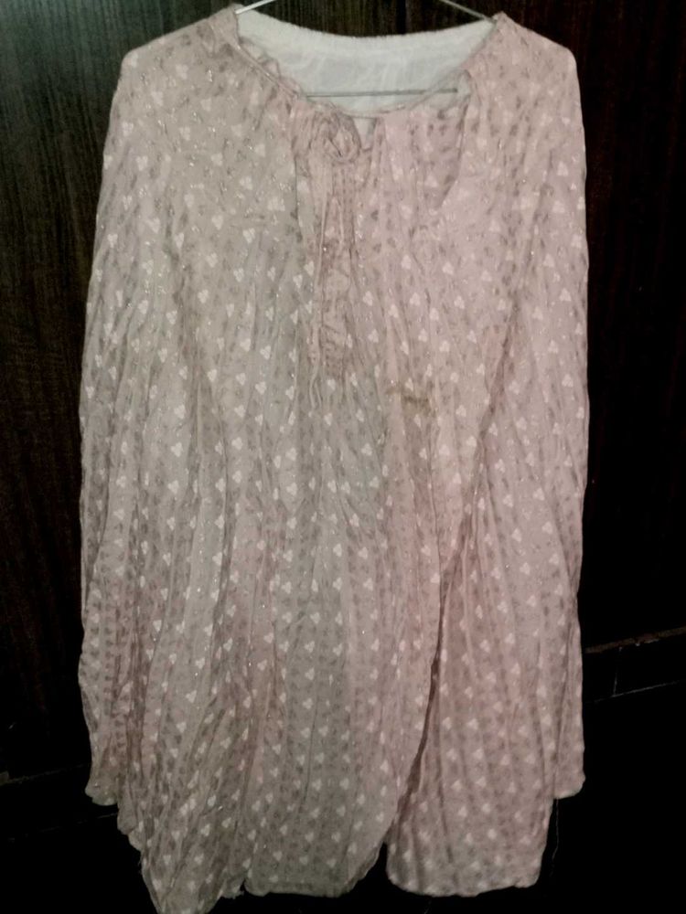peach ethnic skirt