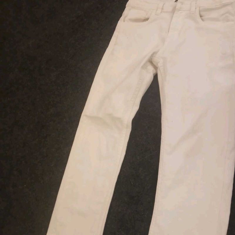 White Denim Jeans