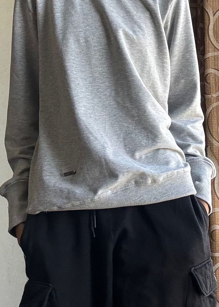 Grey Crew Neck Sweatshirt