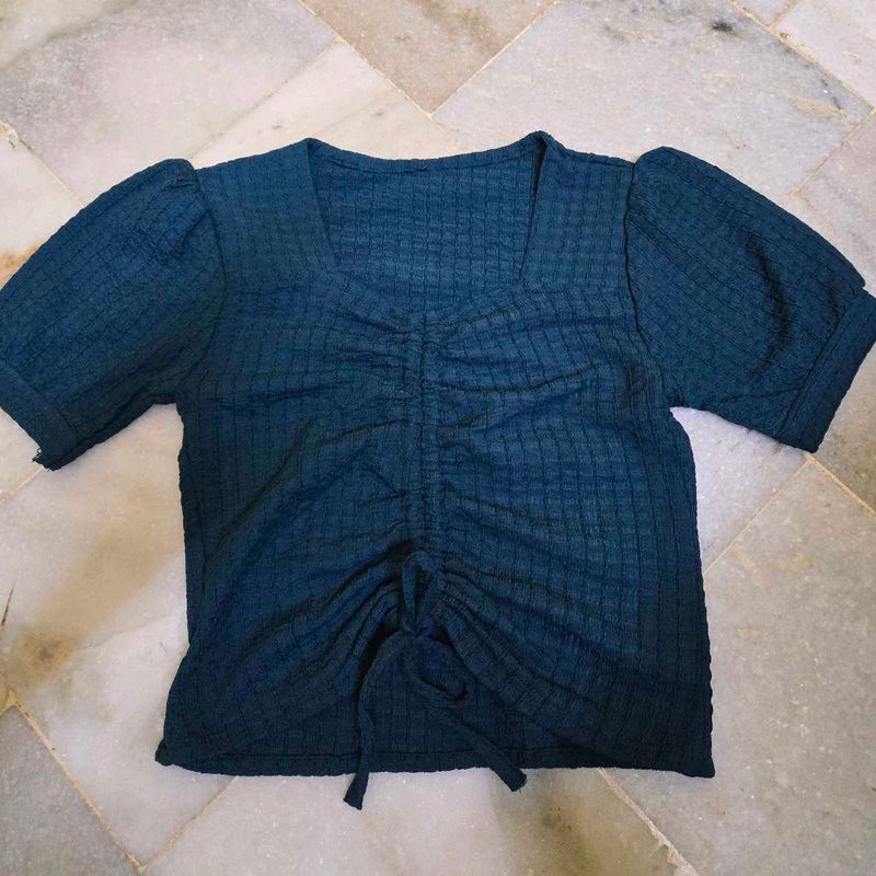 Elegant Ruched Front Top