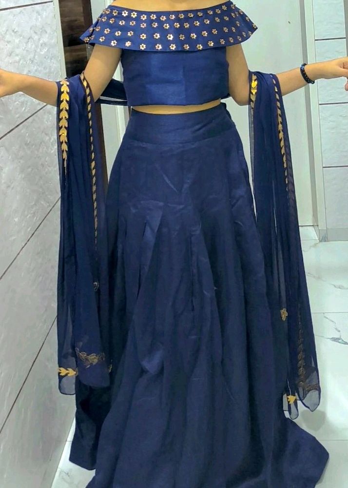 Reception Look Designer Ghagra Blouse